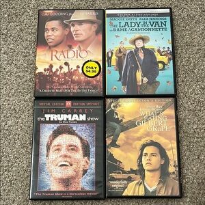 Set of 4 Drama Movie DVDs